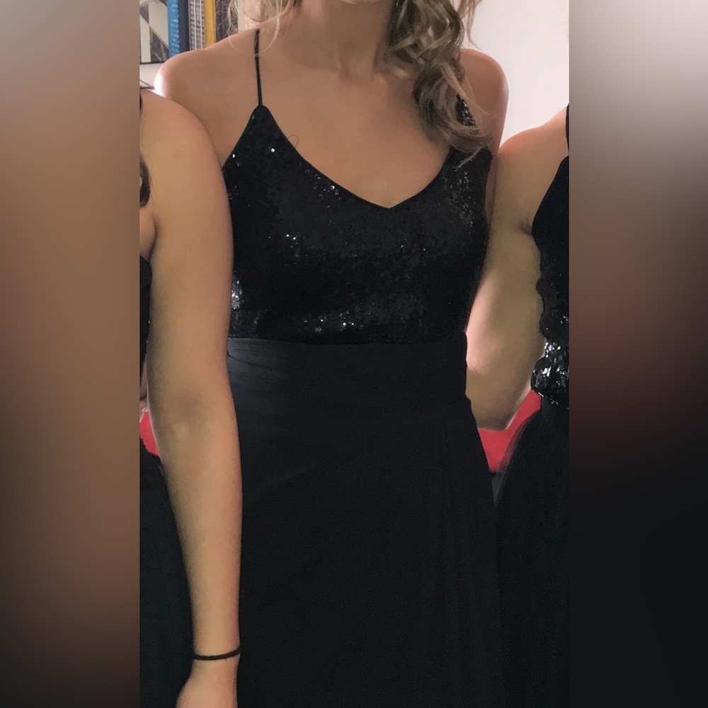 Watters Watters Two Piece Sequin Bridesmaid Dress Size 4